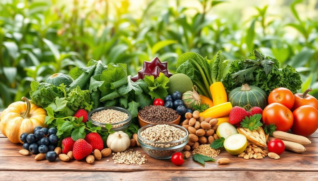 dieta saudável com superalimentos