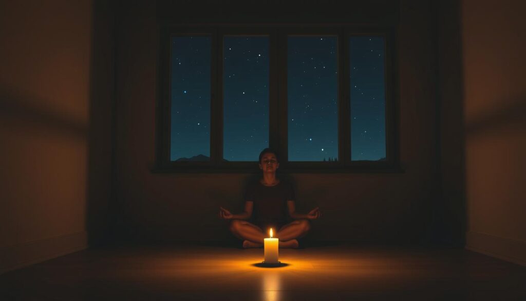 inspiração no silêncio