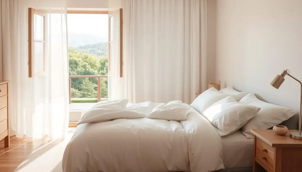 ambiente de sono tranquilo