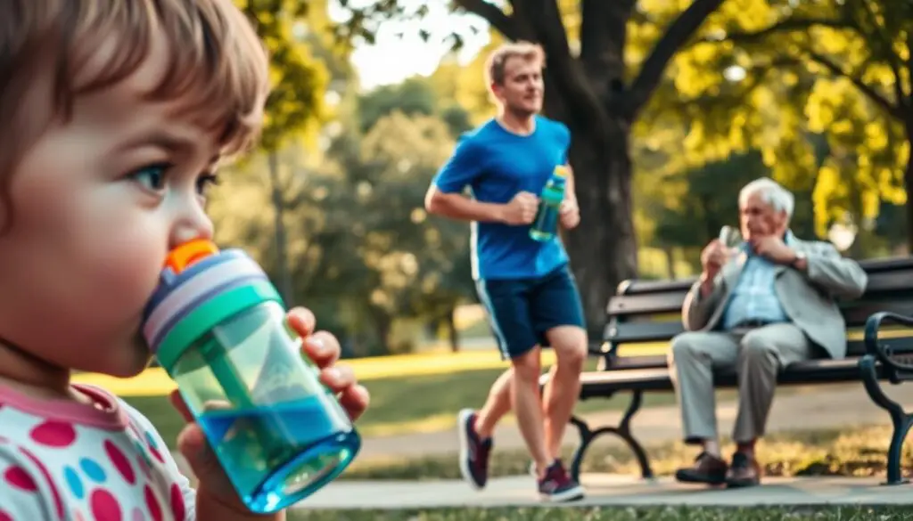hidratação em diferentes fases da vida