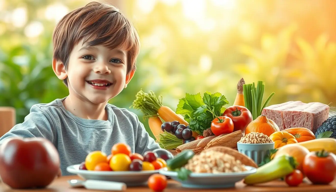 nutrição infantil, alimentação saudável, crescimento